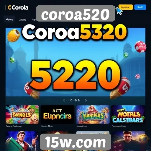 Coroa520 oferece variedade de jogos online